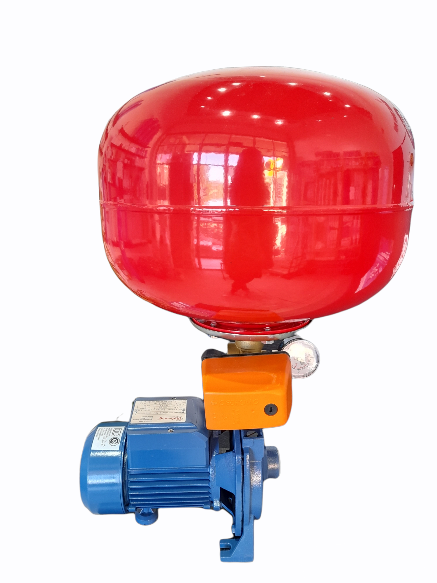 Bomba centrifuga 1/2 hp c/kit hidroneumatico